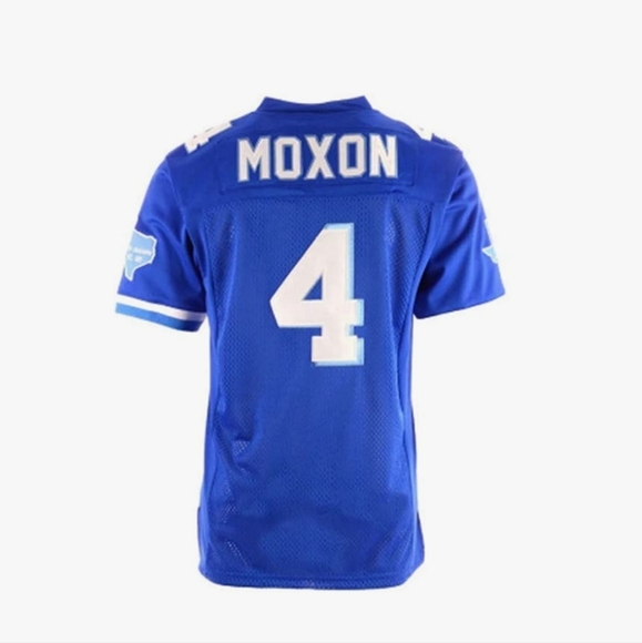 VARSITY BLUES Jon Moxon #4 (2 LEFT) XL 3X West Canaan Coyotes Billy Bob, Tweeder - Picture 1 of 7